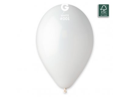 100 fsc certified nrl balloons white