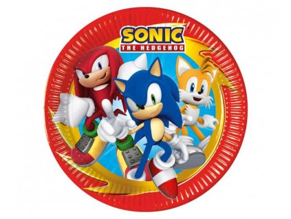 Papírové talířky Sonic