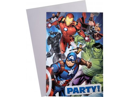 Pozvánky Avengers Party