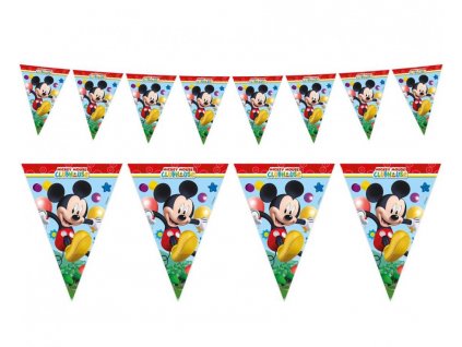 Vlaječková girlanda Mickey Mouse Club House