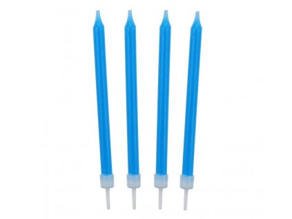 Dortové svíčky modré 10ks