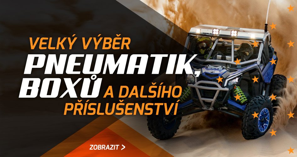 Velký výběr pneumatik a boxů