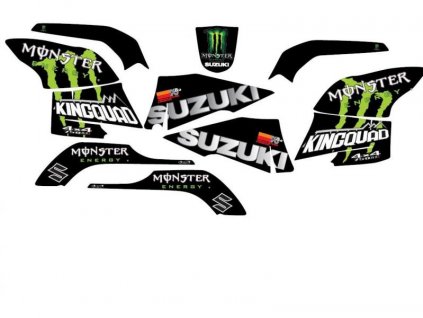 Polepy Monster energy pro Suzuki LT-A 750 KingQuad