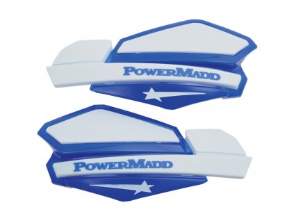 Chrániče páček PowerMadd Star-modro/bílé