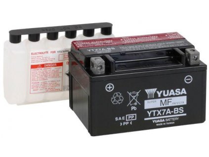 Baterie gelová YUASA YTX7A-BS na Suzuki LTR 450