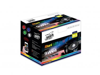 Přídavná 9W LED světla RGB s měnitelnou barvou