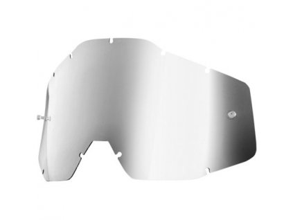 Náhradní sklo zrcadlově stříbrné pro brýle 100% Accuri/Racecraft/Strata