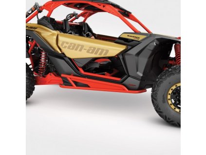 Boční nášlapy Rock na Can-Am Maverick X3 - červené barvy