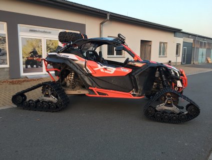 Sněžné pásy Apache 360 LT na Can-Am Maverick X3