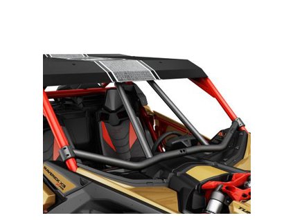 LSR přední okenní ochranný rám na Can-Am Maverick X3 - černý/červený