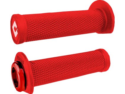 Rukojeti ODI Ruffian ATV Lock-on v2.1, 125 mm-červené