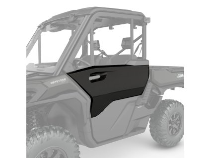 Levý panel dveří pro kabinu Deluxe na Can-Am Traxter HD11-černé barvy