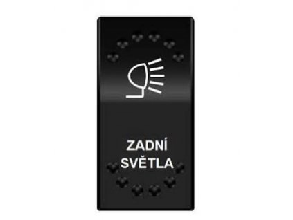 Rocker spínač zadní světla 12/24V