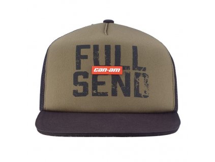 Kšiltovka Can-Am Shopster Flat cap-šedá