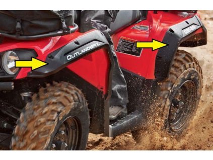 Rozšiřovací lemy na Can-Am Outlander/Outlander Max L 500/570