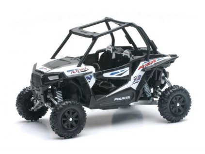 Model Polaris RZR 1000 XP 1:18 bílé barvy