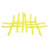 nerf bar net universal for can am ds 450 yellow
