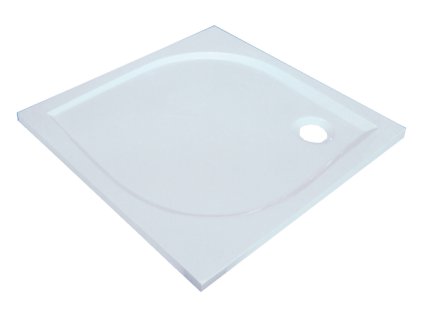 Sanotechnik Aneta sprchová vanička, litý mramor, čtverec, 80cm, 90000 (Čelní panel S čelním panelem)
