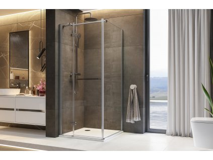 56969 aquatek vip2000 a3 ctvercovy sprchovy kout sirka 90cm oteviraci dvere
