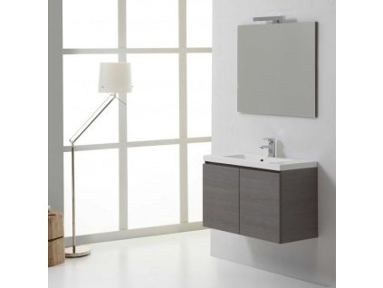58511 kvstore manhattan koupelnovy nabytek 80cm s dvirky sedy