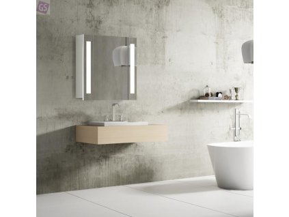 Hapa Design Venedig zrcadlová skříňka 60cm, bílá, s LED osvětlením