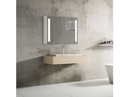 Hapa Design Venedig zrkadlová skrinka 80cm, s LED osvetlením, biela 01