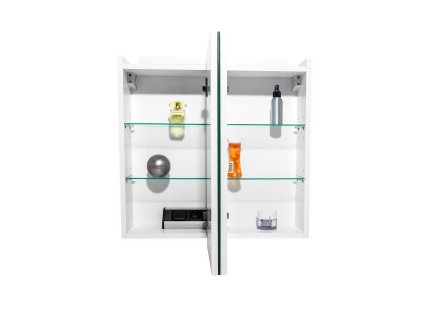 Hapa Design Milano zrcadlová skříňka 60cm, bílá, s LED osvětlením