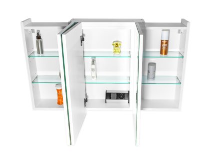 59300 hapa design milano zrcadlova skrinka 100cm bila s led osvetlenim