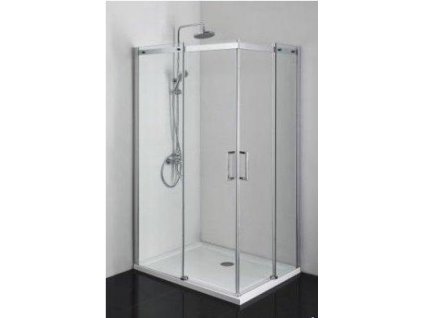 59459 sanotechnik elegance ctvercovy sprchovy kout sirka 100cm posuvne dvere cire sklo