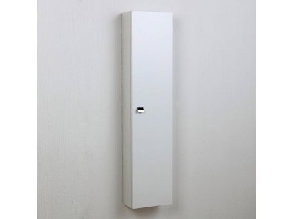 59903 kvstore simply koupelnova skrinka vysoka zavesna bila leskla 31x136x16 cm
