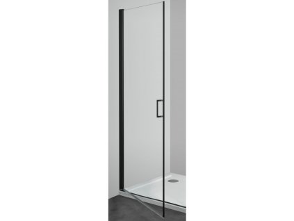 60212 1 sanotechnik soho elite black sprchove dvere sirka 80cm oteviraci nastenny profil
