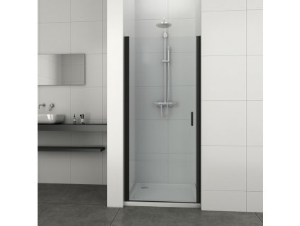 60212 1 sanotechnik soho elite black sprchove dvere sirka 80cm oteviraci nastenny profil