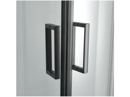 60224 1 sanotechnik soho elite black ctvercovy sprchovy kout sirka 80cm oteviraci dvere