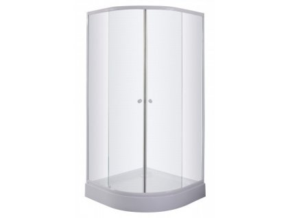 60320 sanotechnik ctvrtkruhovy sprchovy kout sirka 90cm posuvne dvere