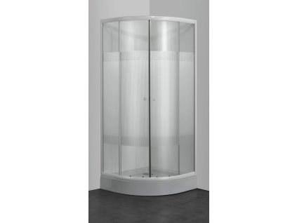 60332 sanotechnik ctvrtkruhovy sprchovy kout sirka 90cm posuvne dvere