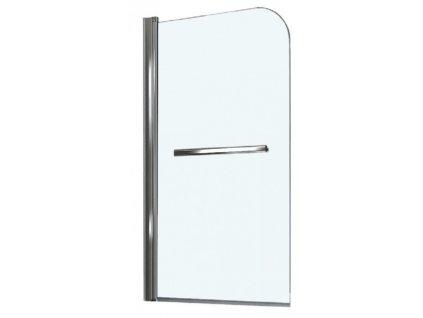 E1480C Sanotechnik vanová zástěna 80cm, jednodílná