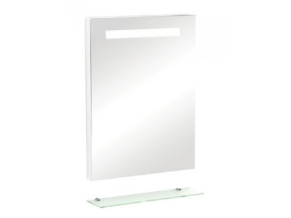 52100 Sanotechnik zrcadlo s osvětlením a poličkou 60x80 cm
