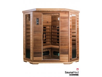 Infrasauna SaunaMed Luxury pro 4 6 osôb ISMLX6 1