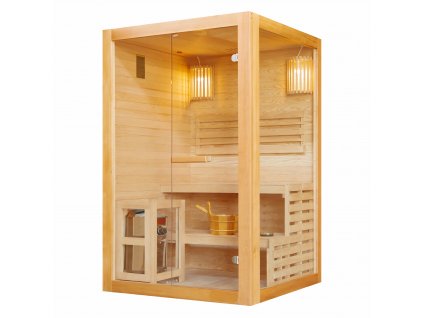 J60130 Sanotechnik Panorama finska sauna pro 2 osoby 01