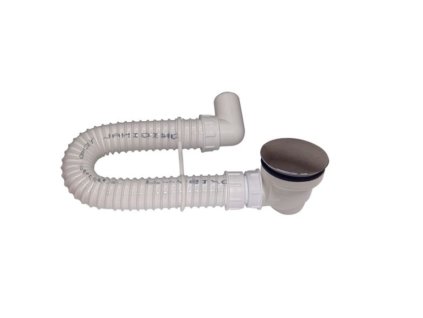 00097 Sanotechnik vaničkový sifon LUX s flexi hadicí, průměr 90mm