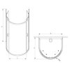 55547 1 radaway premium plus p sprchovy kout na rovnou stenu sirka 100cm posuvne dvere cire sklo