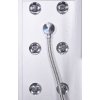 Sanotechnik QuickLine Relax, parní sprchový box čtvrtkruh 90x90x215cm, CS99
