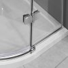 Aquatek Crystal S3, štvrťkruhový sprchový kút, šírka 90cm, otváravé dvere 04
