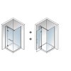 Aquatek Vip 2000 A3, štvorcový sprchový kút, šírka 90cm, posuvné dvere 11