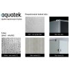 48605 9 aquatek glass r13 obdlznikovy sprchovy kut 100x80cm otvarave dvere farba skla sklo frost