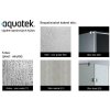 48740 7 aquatek dynamic f6 80 pevna sprchova stena sirka 80cm farba skla sklo cire