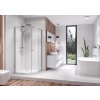 Aquatek Holiday S4, štvrťkruhový sprchový kút, šírka 80 90cm, posuvné dvere 01