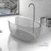 58856 bath italia clear round pryskyricova volne stojici vana 168 84 cm