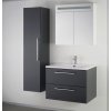 Sanotechnik Fiora koupelnový nábytek, 70cm, antracitový (Varianta se zrcadlovou a boční skříňkou)
