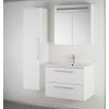 Sanotechnik Fiora koupelnový nábytek, 70cm, bílý (Varianta se zrcadlovou a boční skříňkou)
